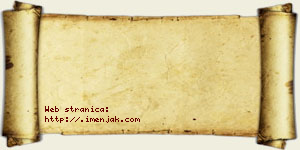 Nadja Bebić vizit kartica